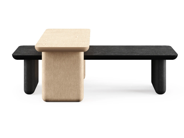 CAILLOU - Wooden bench by Liu Jo Living Collection - view 2